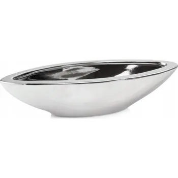 Květináč Keramický Květináč , šedý Polnix 32 cm x 12 x 7 cm