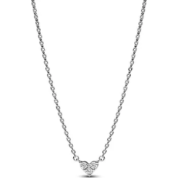 Náhrdelník Náhrdelník PANDORA Srdce se třemi kameny 393014C01-45