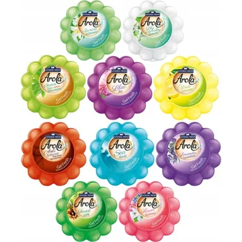 Osvěžovač vzduchu Arola Osvěžovač vzduchu gel sada mix 10 x 150 g