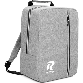 Cestovní taška Reverse Příruční zavazadlo - batoh pro RYANAIR REV1 40x25x20 GREY-SILVER