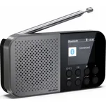 Sharp DR-P520 DAB+/BT/USB C/integrované bateriové rádio, černé