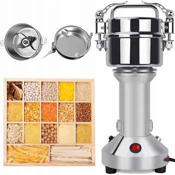 Kuchyňský mlýnek MŁYNEK DO KAWY MOCNY 850W ELEKTRICKÝ MLÝNEK NA KÁVU, KOŘENÍ A OŘECHY - VÝKONNÝ 850W