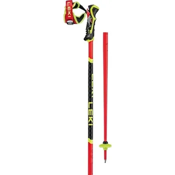 Sjezdová hůlka LEKI WCR SL 3D Bright Red/Black/NeonYellow Délka: 115cm