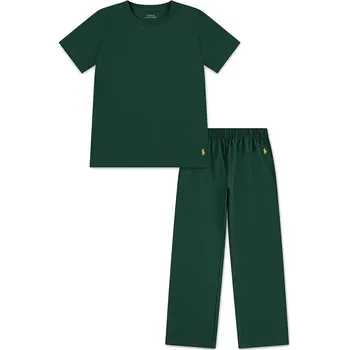 Pánské pyžamo Dětské bavlněné pyžamo Polo Ralph Lauren 9P0278 zelená 77X, vel. 128-137