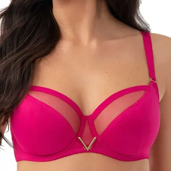 Dámské spodní prádlo GORSENIA PODPRSENKA VYSTUŽENÁ BEZ KOSTIC VICKY K564/1 80D FUCHSIOVÁ
