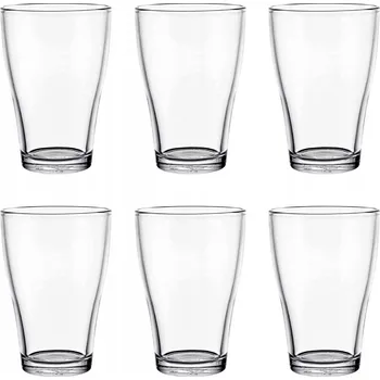 Sklenice Sklenice z čirého sklo na nápoje, džus, vodu, nealkoholické nápoje, Ikea 300 ml x 6 Ks