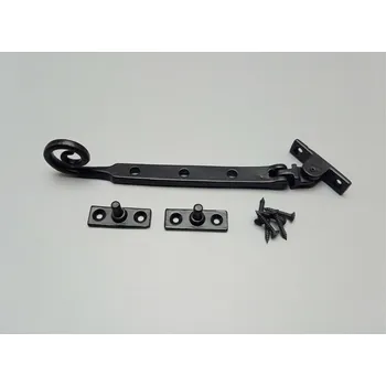 Okenní zarážka nastavitelná černá 203mm