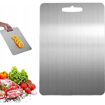 Kuchyňské prkénko Titanové prkénko na krájení z z nerezové oceli 30x20 cm