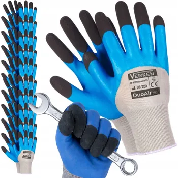 Pracovní rukavice 12 x rukavice pracovní rukavice ODOLNÉ ODOLNÉ Ochranné stavební rukavice M 8