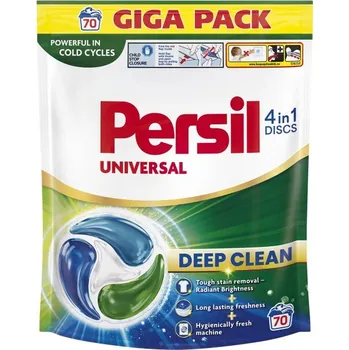 Kapsle na praní PERSIL GIGA TABLETY 70 DÁVEK UNIVERSÁL DISK
