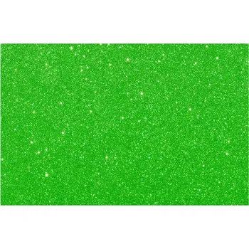 umělá květina DEKORAČNÍ PĚNA S GLITRY 40X60 cm Intenzivní zelená