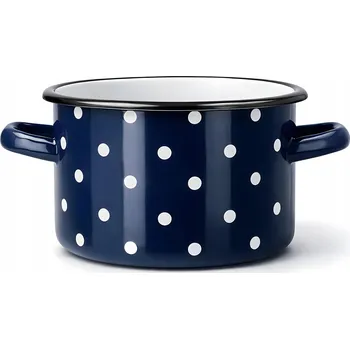 Hrnec Hrnec Emajlo Olkusz GRANÁTOVÉ JABLKO TEČKY 2 l