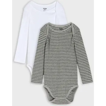 Kojenecký body Sinsay - Body 2 pack - šedá - 9981E-09M - 9981E-09M-86