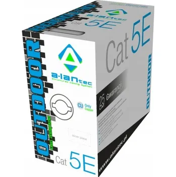 Síťový kabel Kabel kroucená dvojlinka Alantec U/UTP Cat. 5e 305 m