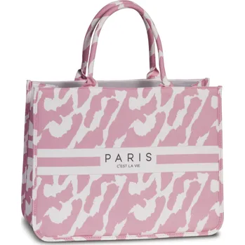 Plážová taška Fabrizio Plážová taška PARIS ducky-pink