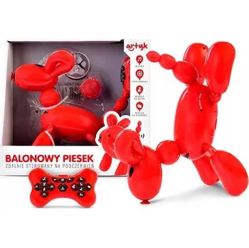 Obraz Pejsek na dálkové ovládání Artyk červený interaktivní programovatelný 30 cm