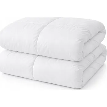 přikrývka CELOROČNÍ PŘIKRÝVKA 140X200 ANTI-ALERGICKÁ PROŠÍVANÁ TEPLÁ LEHKÁ BÍLÁ