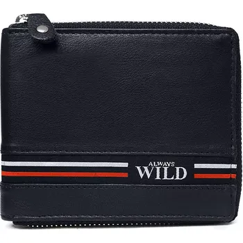 Peněženka Always Wild Pánská kožená peněženka N992Z-GV MODRÁ
