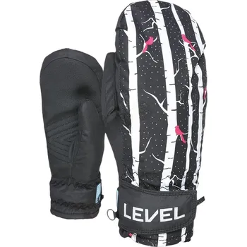 LEVEL Dětské lyžařské rukavice Level Juke Jr Mitt Ninja M ČERNÁ