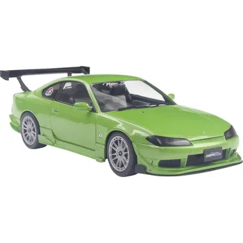 autíčko Solido model osobního automobilu Nissan Silvia S15 SPEC-R AERO zelená hotový model Model osobního automobilu