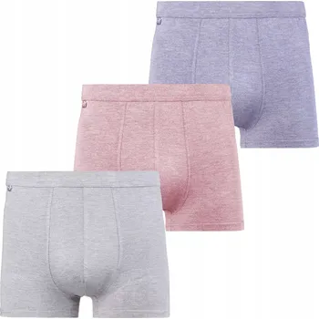 Pánské spodní prádlo 3x Pánské boxerky z bambusové viskózy, prémiová sada, elegantní MORAJ XXL