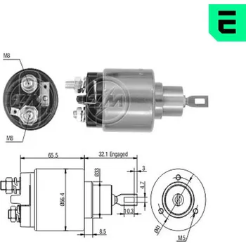 Auto-moto Elektromagnetický spínač, startér ERA ZM873
