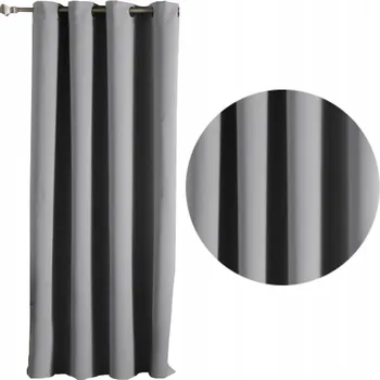 ZATEMŇOVACÍ ZÁVĚS BLACKOUT 175x245 cm výška světle šedá