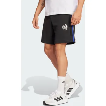 ADIDAS Šortky France Essentials 3-Stripes French Terry 2XL ČERNÁ