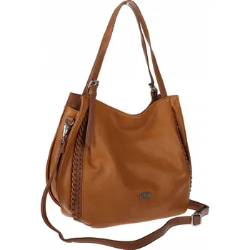 COVERI COLLECTION kabelka eko kůže hnědá