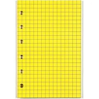 KARTIČKY VLOŽKA DO ORGANIZÉRU NOTES ZÁPISNÍK A5/MŘÍŽKA ŽLUTÁ ANTRA IDELANY