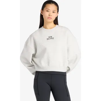 Dámská mikina New Balance Linear Heritage Fleece Crew L