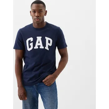 Pánské tričko Tričko GAP Basic Logo Tee Tapestry Navy XXL