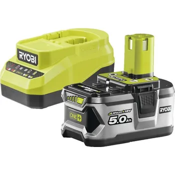 Ryobi RC18120A-150 – Startovací sada ONE+ (1x 5.0Ah akumulátor + nabíječka)