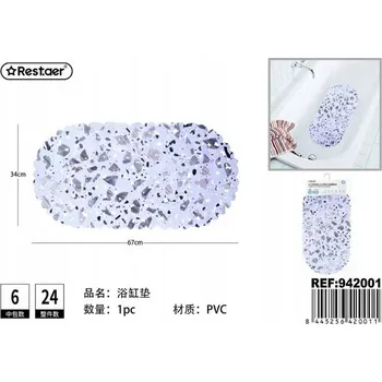 Protiskluzová Podložka do Vany Oválná 67x34 cm