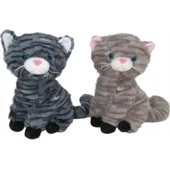 plyšák 171603 PLYŠOVÁ KOČKA KOTĚ LEŽÍCÍ PLYŠÁK SE ZVUKEM 25 CM RŮZNÉ BARVY