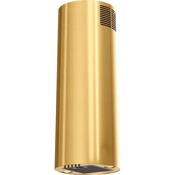 Digestoř Ostrůvkový kuchyňský odsavač par trubkový 31cm Maan Elba PB 31 S LED 380 m3/h Zlatý Lesk