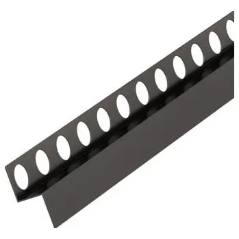 spádová lišta Spádový profil do sprchového koutu "hranatý" Eviso nerez mat, nerez délka 120 cm, výška hrany 11 mm, LPGU0201