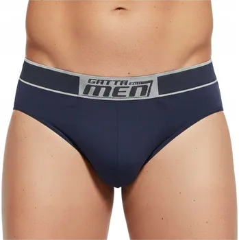 Slipy Gatta Pánské bavlněné slipy hladké pohodlné 1547s bavlna námořnická modrá XL