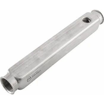 rozdělovač topení KAN-therm Nerezový nosník s otvorem pro větrací otvor, rozteč 50 mm - 4 okruhyKAN-THERM