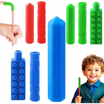 Logopedické Kousátko Terapeutické Senzorické na Tužku 1 Ks ADHD Autismus
