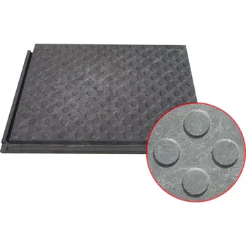 Rohožka PVC vinylová zátěžová podlahová deska FLOMA RePVC T603 - 80 x 60 x 4,3 cm