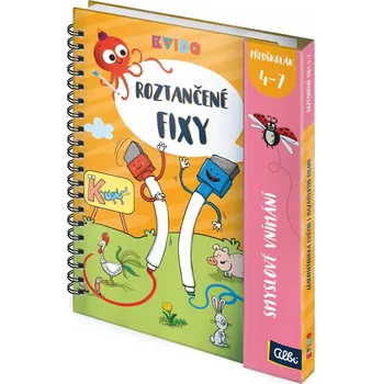 Desková hra Kvído - Roztančené fixy 2 smyslové vnímání 4-7+