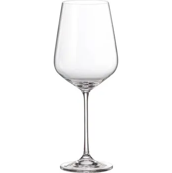 Sklenice BOHEMIA ROYAL CRYSTAL Sada sklenic na červené víno Globo 600 ml 4 ks