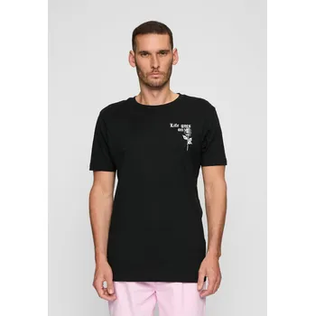Pánská móda Život jde na tričko černé Mister Tee černá 2854171