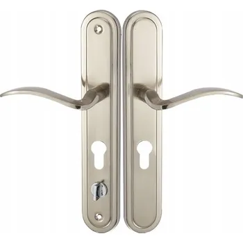 Dveřní kování Vnější klika Kuchinox Dlouhá, Štítek kulatý, Rozeta pro vložku