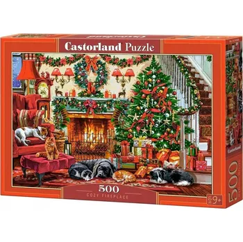 Puzzle Puzzle 500 Útulný krb, Castorland