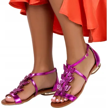 Dámské sandále Casu dámské sandály 3120 s plochým podpatkem, velikost 38