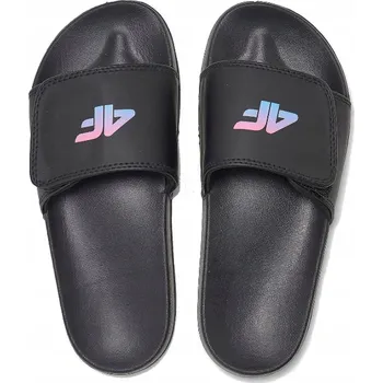 Dámská obuv Dětské pantofle 4F plast černé, velikost 37