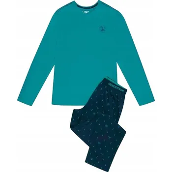 Pánské pyžamo Pánské pyžamo Henderson JOGER 41906-07X s dlouhým rukávem, velikost L