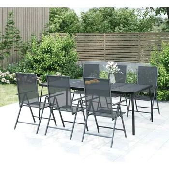 Zahradní stůl vidaXL Zahradní stůl antracitový 200 x 100 x 72 cm ocelové pletivo [362735]